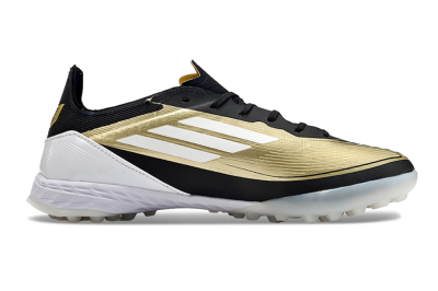 Adidas F50 Elite TF Low-Tops Soccer Shoes - Gold/White/Black