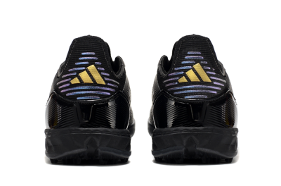 Adidas F50 Elite TF Low-Tops Soccer Shoes - Black/Silver/Purple