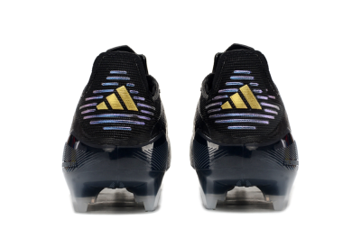 Adidas F50 Elite FG Low-Tops Soccer Cleats - Black/Silver/Purple