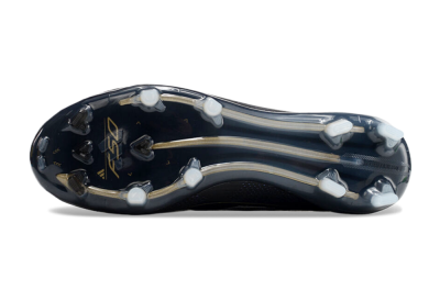 Adidas F50 Elite FG Low-Tops Soccer Cleats - Black/Silver/Purple