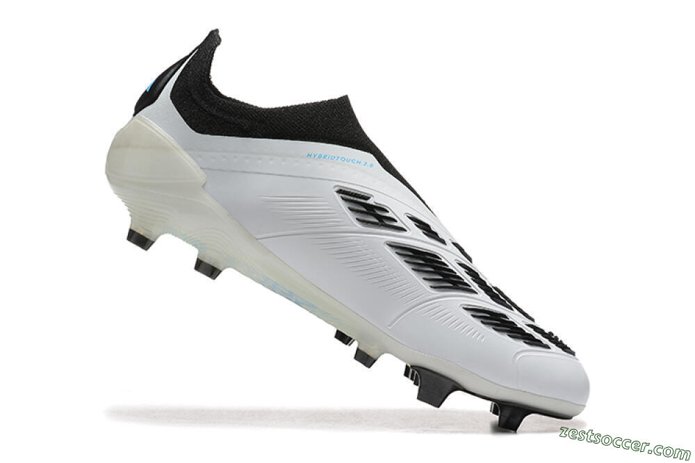 Adidas Predator Elite Laceless FG Low-Tops Soccer Cleats - White/Black/Red/Gold 4