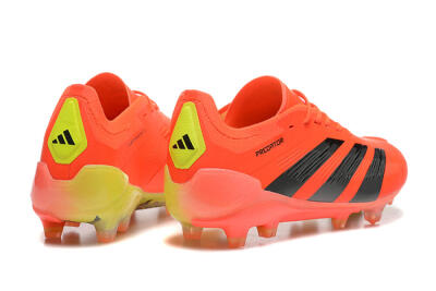 Adidas Predator Elite 24 FG Low-Tops Soccer Cleats - Red/Black/Yellow