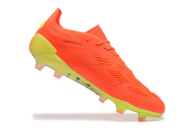 Adidas Predator Elite 24 FG Low-Tops Soccer Cleats - Red/Black/Yellow