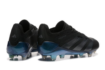 Adidas Predator Elite 24 FG Low-Tops Soccer Cleats - Black/Silver/Blue