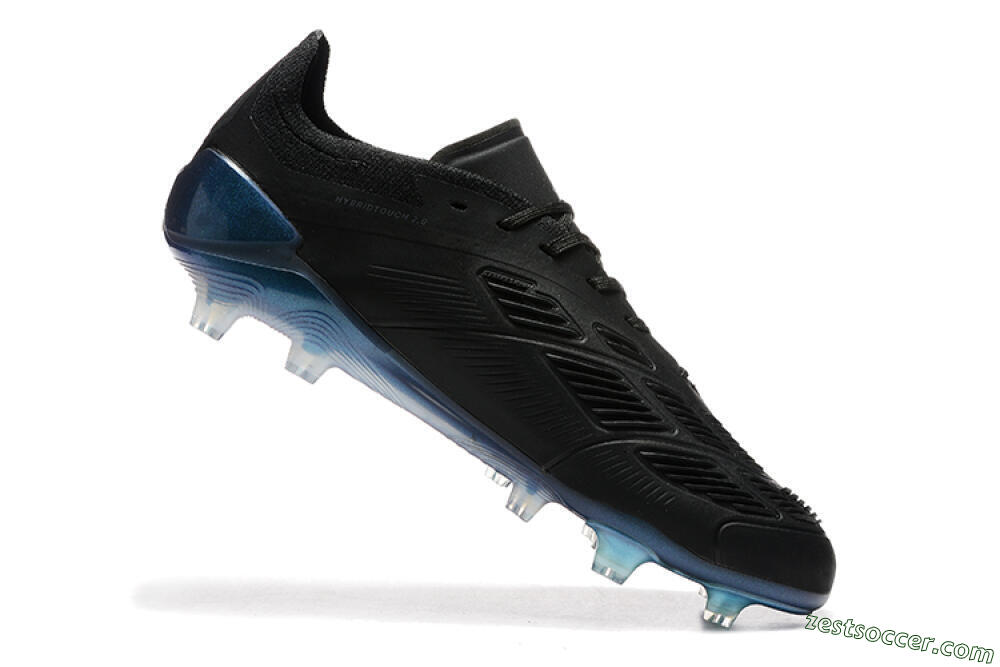Adidas Predator Elite 24 FG Low-Tops Soccer Cleats - Black/Silver/Blue 4