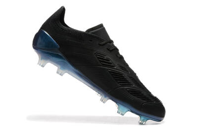 Adidas Predator Elite 24 FG Low-Tops Soccer Cleats - Black/Silver/Blue