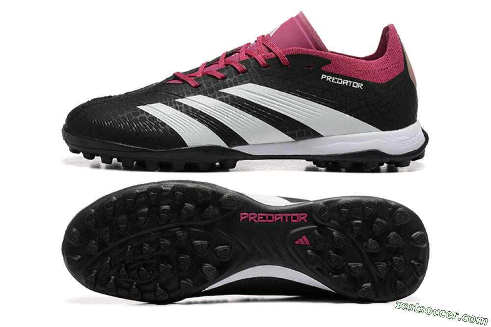 Adidas Predator Elite 24 TF Low-Tops Soccer Shoes - Black/White/Red 1