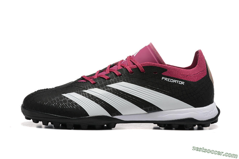 Adidas Predator Elite 24 TF Low-Tops Soccer Shoes - Black/White/Red 2