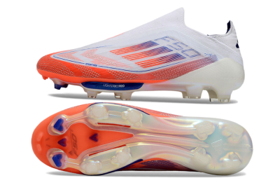 Adidas F50+ Lightstrike Pro Laceless FG Low-Tops Soccer Cleats - Red/White/Blue