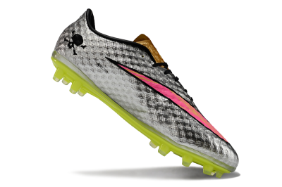 Neymar x Nike Hypervenom Phantom Liquid Diamond FG Low-Tops Soccer Cleats - Silver/Yellow/Pink/Gold