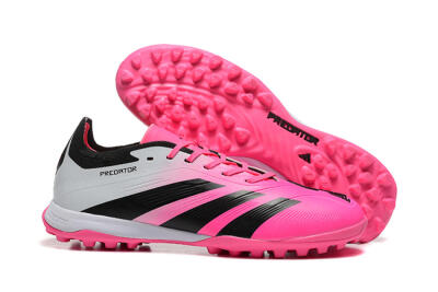 Adidas Predator 24 Elite TF Low-Tops Soccer Shoes - Pink/Black/White