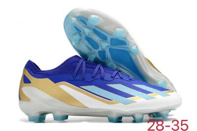 Adidas X Speedportal.1 FG Low-Tops Soccer Cleats - Blue/Gold/White