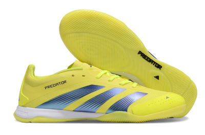 Adidas Predator 24 Elite IC Low-Tops Soccer Shoes - Yellow/Blue/White