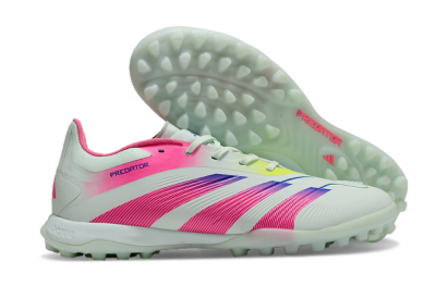 Adidas Predator 24 Elite TF Low-Tops Soccer Shoes - Jade/Pink/Purple