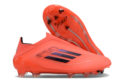 Adidas F50 Elite Laceless FG Low-Tops Soccer Cleats - Red/Blue/Silver