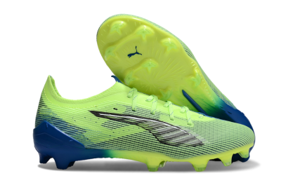 Puma Ultra Ultimate FG Low-Tops Soccer Cleats - Yellow/White/Blue