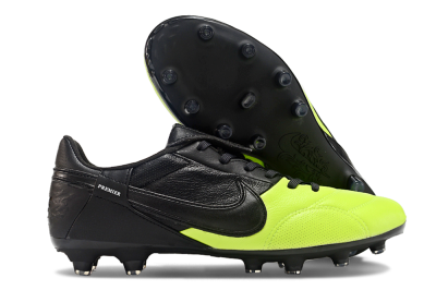 Nike The Premier 3 FG Low-Tops Soccer Cleats - Yellow/Black/White