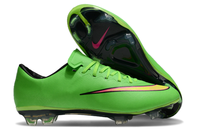 Nike Mercurial Vapor 10 FG Low-Tops Soccer Cleats - Yellow/Red/Gold