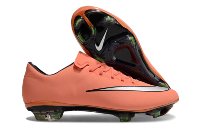 Nike Mercurial Vapor 10 Elite FG Low-Tops Soccer Cleats - Orange/White/Black