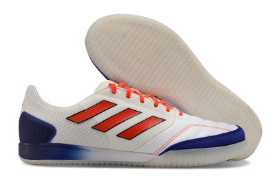 Adidas Top Sala Competition IC Low-Tops Soccer Shoes - White/Red/Blue