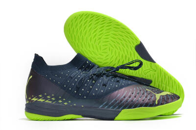 Puma Future Z 1.3 Teazer IC Low-Tops Soccer Shoes - Blue/Yellow