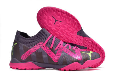 Puma Future Ultimate TF Low-Tops Soccer Shoes - Purple/Pink/Yellow