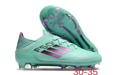 Adidas F50 Elite FG Low-Tops Soccer Cleats - Jade/Purple/Black