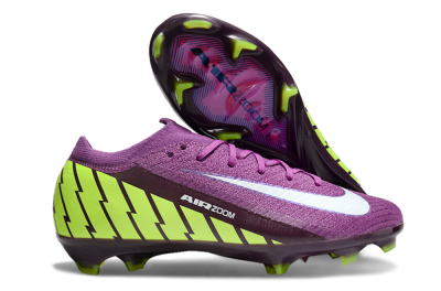 Nike Air Zoom Mercurial Vapor 16 Elite FG Low-Tops Soccer Cleats - Purple/White/Yellow/Brown