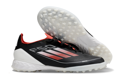 Adidas F50 Pro TF Low-Tops Soccer Shoes - Black/Red/White