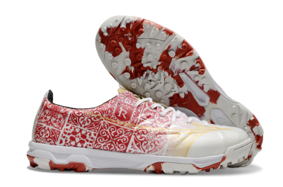 Mizuno Morelia Neo TF Low-Tops Soccer Shoes - White/Red/Gold