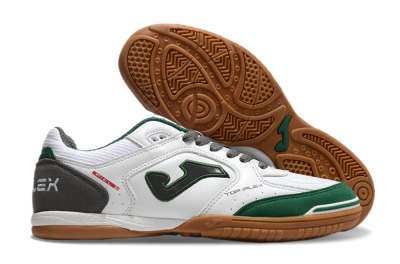Joma Top Flex 920 IC Low-Tops Soccer Shoes - White/Green/Black