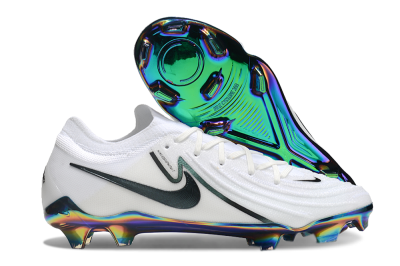 Nike Phantom Luna Elite FG Low-Tops Soccer Cleats - White/Black/Gold