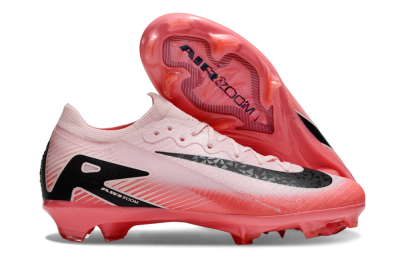 Nike Air Zoom Mercurial Vapor 16 Elite FG Low-Tops Soccer Cleats - Pink/Red/Black