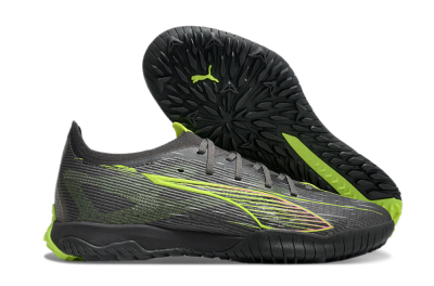 Puma Ultra Ultimate TF Low-Tops Soccer Shoes - Oliver Green/Yellow