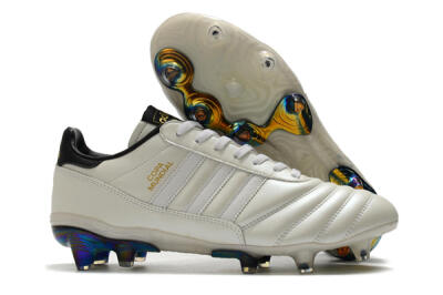 Adidas Copa Mundial 21 FG Low-Tops Soccer Cleats - Beige/Black/White