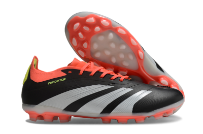 Adidas Predator Elite 24 MG Low-Tops Soccer Cleats - Black/White/Red