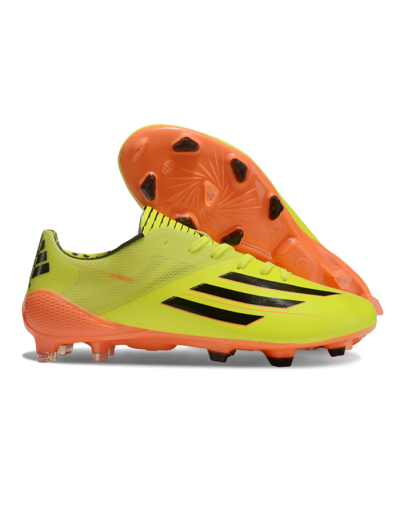 Adidas F50 Adizero Elite FG Low-Tops Soccer Cleats - Yellow/Black/Red