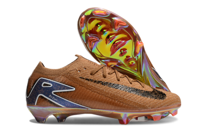 Nike Air Zoom Mercurial Vapor 16 Elite FG Low-Tops Soccer Cleats - Gold/Blue/White