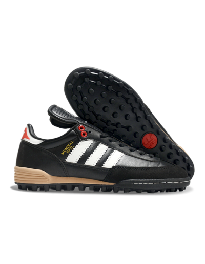 Adidas Mundial Team Astro TF Low-Tops Soccer Shoes - Black/White/Red