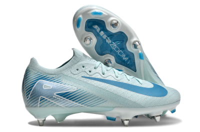 Nike Air Zoom Mercurial Vapor 16 Elite SG Low-Tops Soccer Cleats - Jade/Blue/White