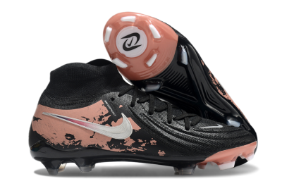 Nike Phantom Luna Elite NU FG High-Tops Soccer Cleats - Black/White/Red