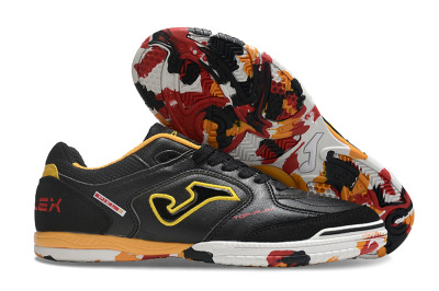 Joma Top Flex IC Low-Tops Soccer Shoes - Black/Yellow/Red