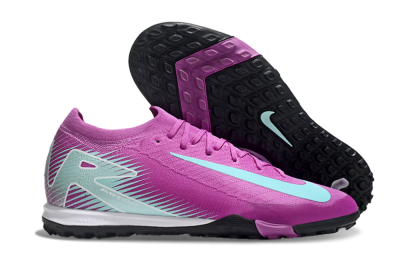 Nike Air Zoom Mercurial Vapor 16 Elite TF Low-Tops Soccer Shoes - Pink/Jade/White