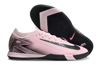 Nike Air Zoom Mercurial Vapor 16 Elite IC Low-Tops Soccer Shoes - Pink/Silver/Red