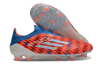 Adidas F50 Elite Laceless FG Low-Tops Soccer Cleats - Red/White/Blue