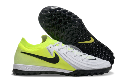 Nike Phantom GX 2 Elite TF Low-Tops Soccer Shoes - Grey/Black/Yellow