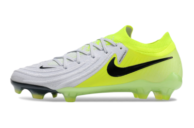 Nike Phantom Luna Elite FG Low-Tops Soccer Cleats - Grey/Yellow/Black