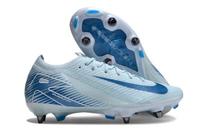 Nike Air Zoom Mercurial Vapor 16 Elite SG Low-Tops Soccer Cleats - Jade/Blue/White