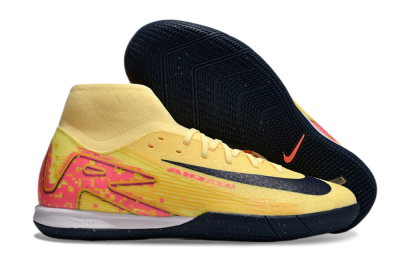 Nike Air Zoom Mercurial Superfly 10 Elite IC High-Tops Soccer Shoes - Yellow/Black/Red