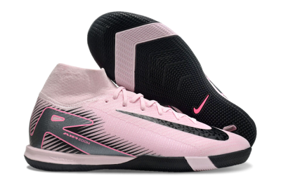 Nike Air Zoom Mercurial Superfly 10 Elite IC High-Tops Soccer Shoes - Pink/Black